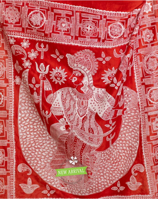 Durgapooja By Aab Navaratri Special Printed Sarees Catalog